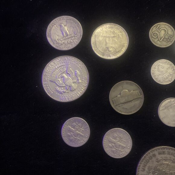 PREMIUM Silver Coin Mixed Lot | 1 Troy Oz | US & Foreign Silver - 14 Coins - Picture 5 of 6